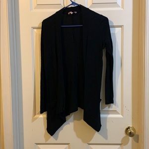 Black cardigan